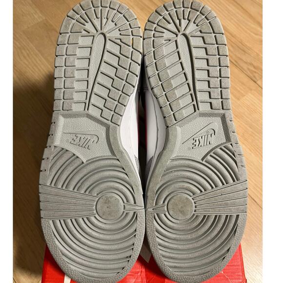 Nike Dunk High SE Athletic Club DJ6152-001 Size 8.5 Wo’s 10 White Grey Red - Picture 6 of 8